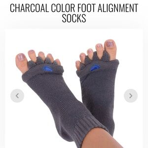 New Charcoal Foot Alignment Socks - Large- Women’s 10-13 Men’s 9-13 size